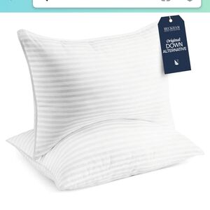 Beckham Hotel Collection Bed Pillows King Size Set of 2 - Down Alternative